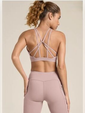 VENUS Black Strappy Back Sports Bra - NWOTs